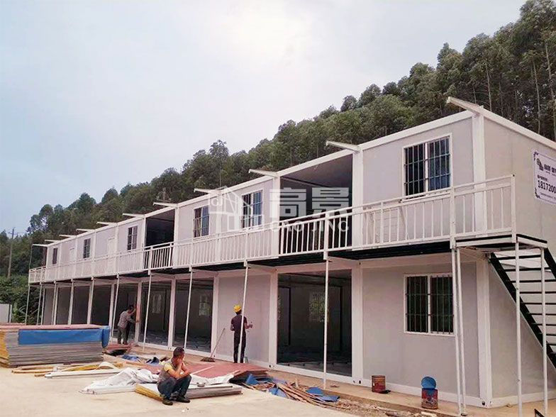 南寧吳圩工地住人集裝箱房